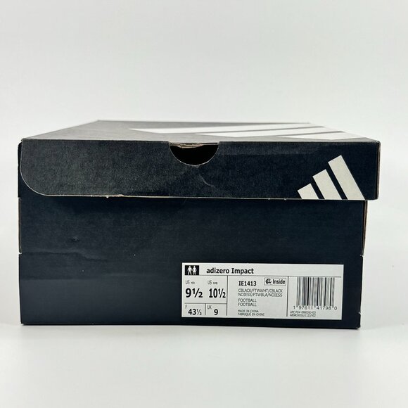 Adidas Adizero Impact \'Core Black White\' IE1413 Football Multi Size main image 7